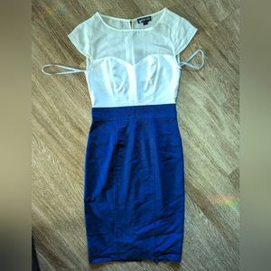 Rampage Mesh Sweetheart Dress